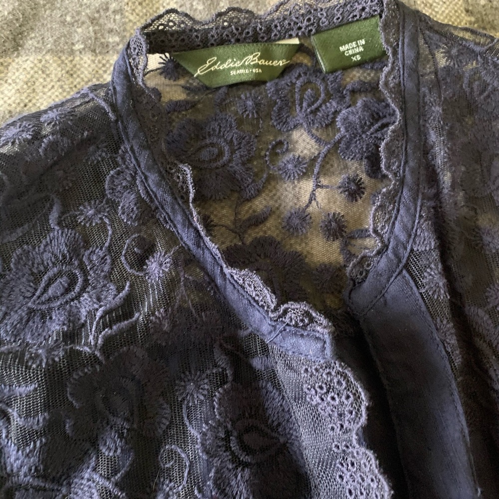 Eddie Bauer lace top